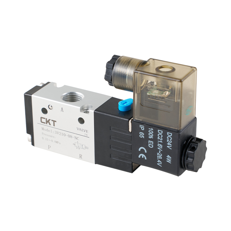 Válvula solenoide de 3 vías operada por piloto serie 3V