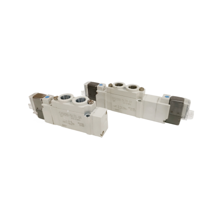 Válvula solenoide de 5 vías serie SY Tipo de tubería directa/tipo simple
