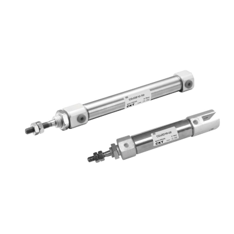 Minicilindro de acero inoxidable serie CJ2 (doble efecto)