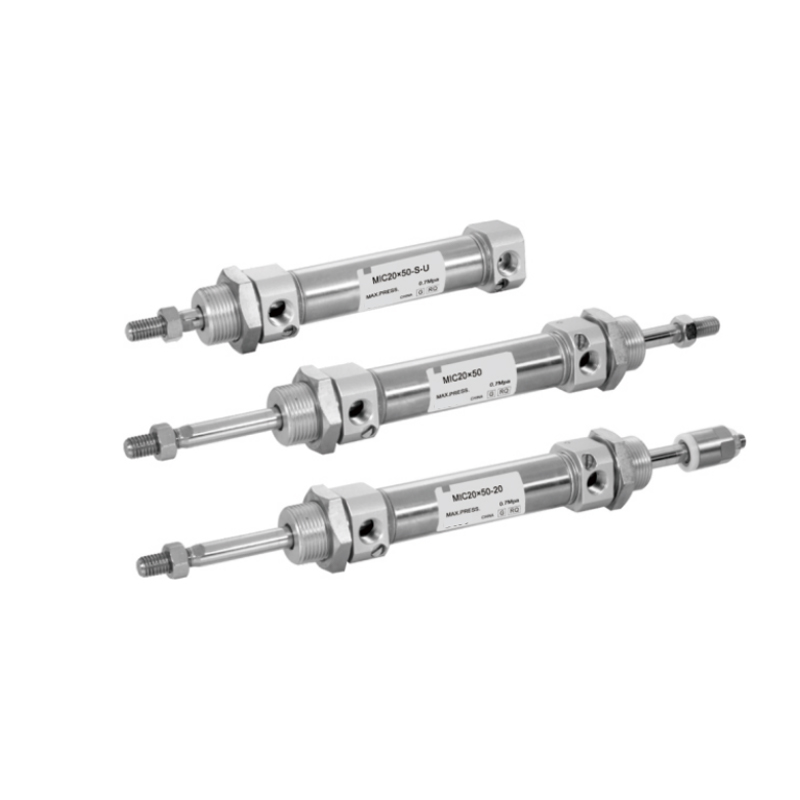 Mini cilindro de acero inoxidable serie MI