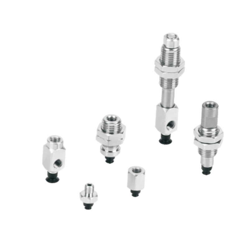 Ventosa corta serie ZP con adaptador y soporte amortiguador (Ø1,5 ~ Ø16)