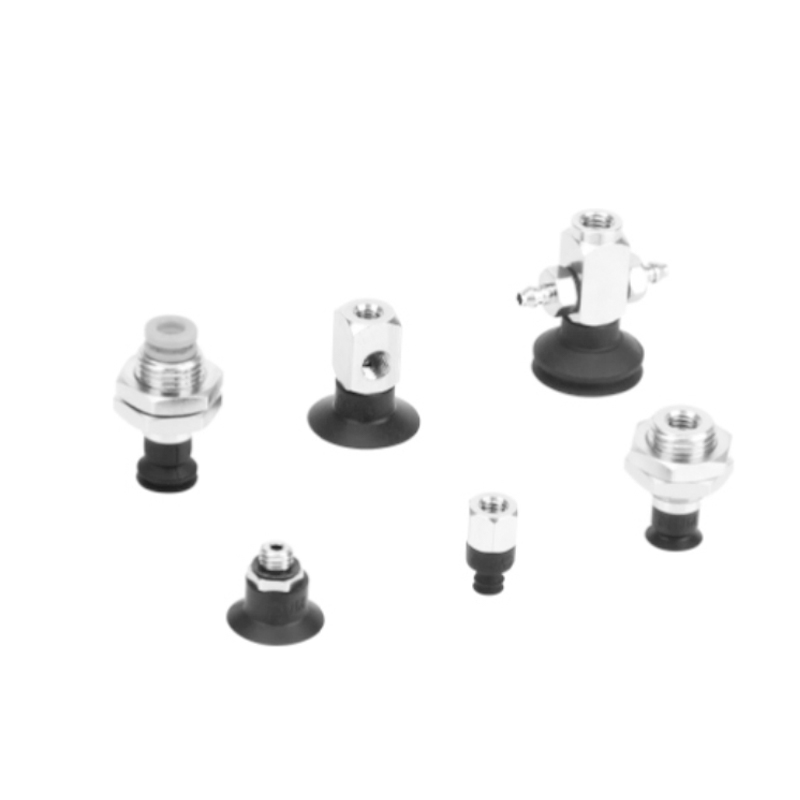 Ventosa corta serie ZP con adaptador y soporte amortiguador (Ø1,5 ~ Ø16)