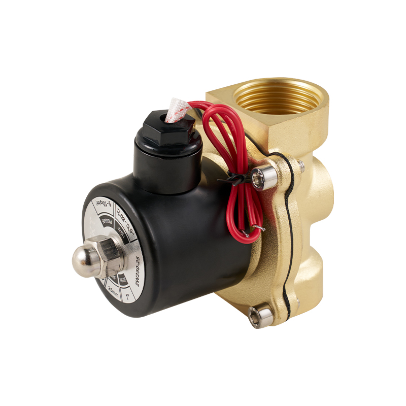 Válvula solenoide de cobre de 2 vías, 2 posiciones, serie 2W