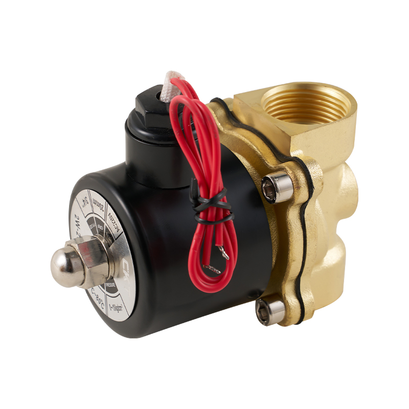 Válvula solenoide de cobre de 2 vías, 2 posiciones, serie 2W