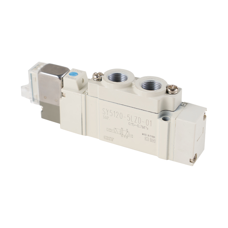 Válvula solenoide de 5 vías serie SY Tipo de tubería directa/tipo simple