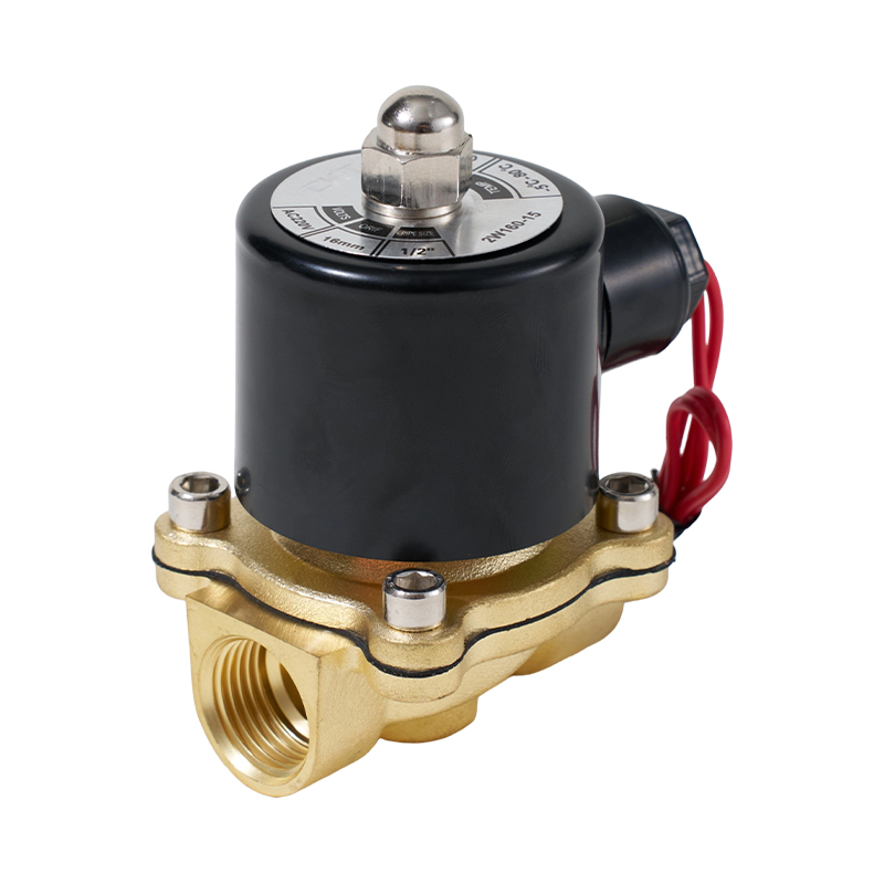 Válvula solenoide de cobre de 2 vías, 2 posiciones, serie 2W